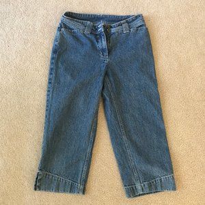 Christopher & Banks Women's Blue Wide Leg Jeans